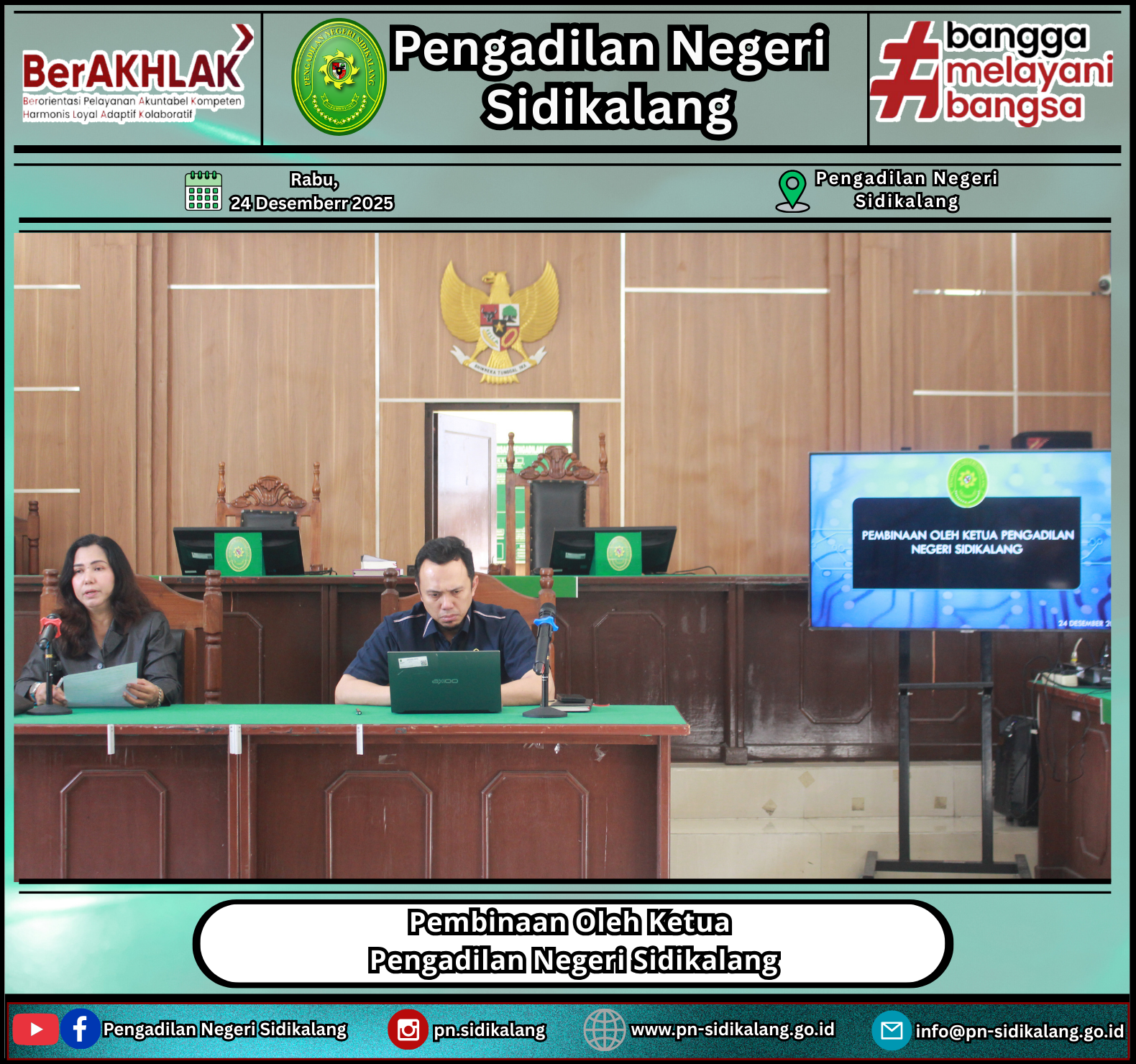 Rapat Bulanan, bulan Desember Tahun 2025